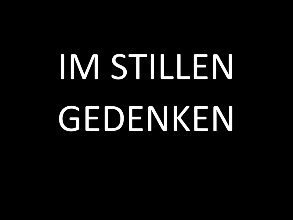 IM STILLEN GEDENKEN